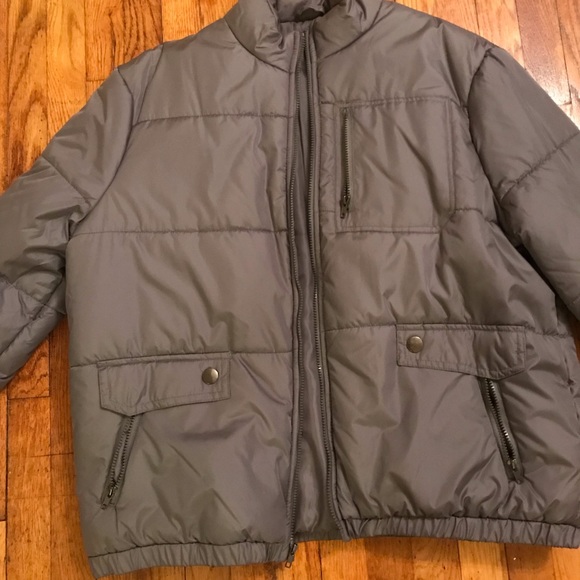 Other - New Men’s Grey Puffer Jacket